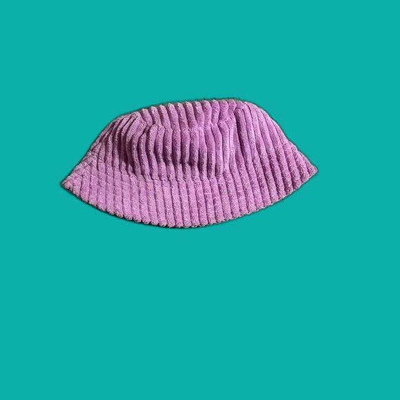 Purple Ribbed Bucket Hat - Picture 1 of 1